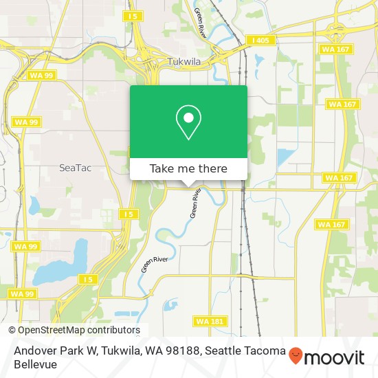 Andover Park W, Tukwila, WA 98188 map