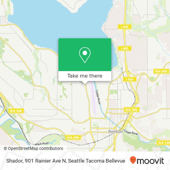 Shador, 901 Rainier Ave N map