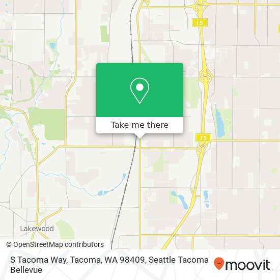 S Tacoma Way, Tacoma, WA 98409 map
