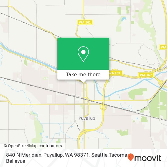 840 N Meridian, Puyallup, WA 98371 map