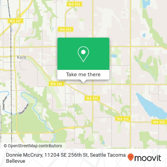 Donnie McCrury, 11204 SE 256th St map