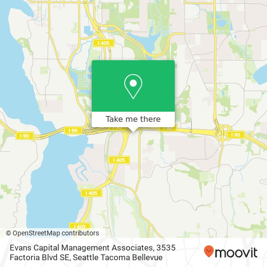 Evans Capital Management Associates, 3535 Factoria Blvd SE map