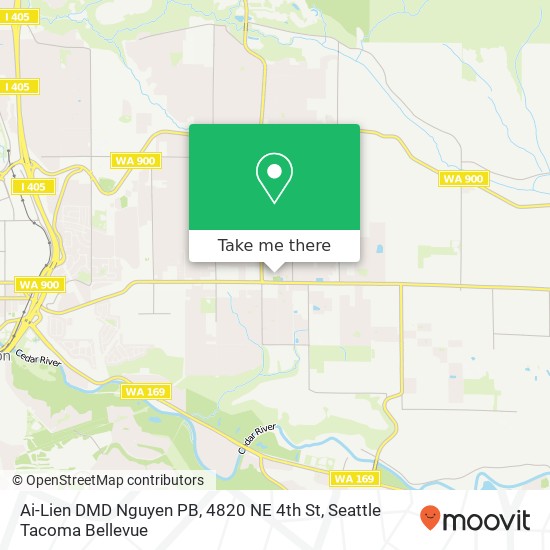Mapa de Ai-Lien DMD Nguyen PB, 4820 NE 4th St