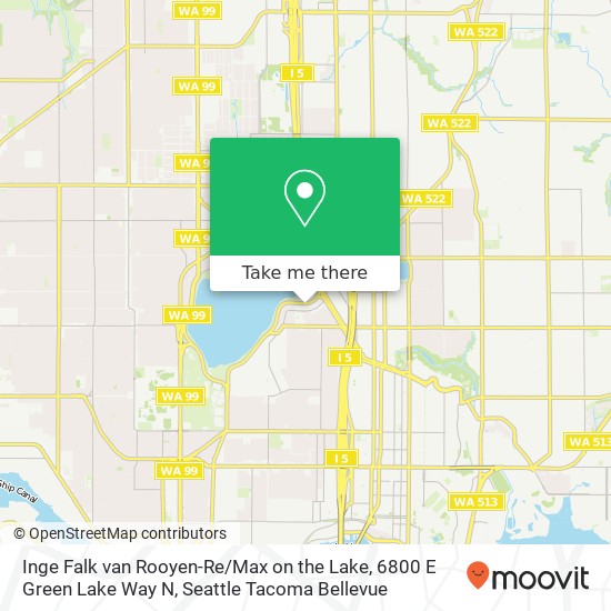 Inge Falk van Rooyen-Re / Max on the Lake, 6800 E Green Lake Way N map