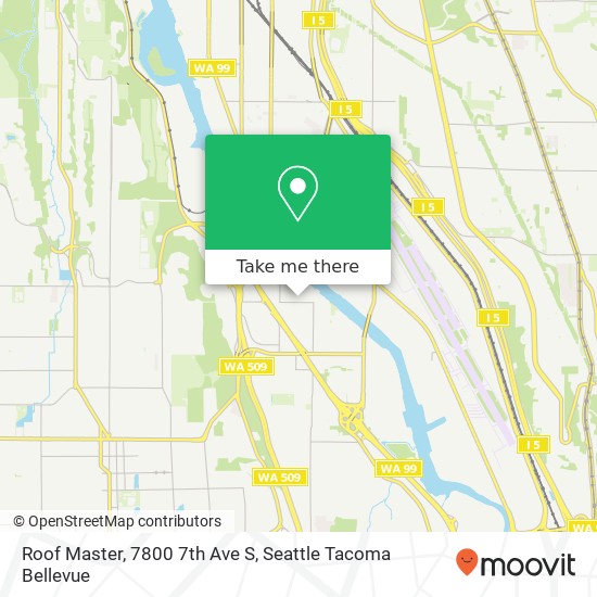 Mapa de Roof Master, 7800 7th Ave S