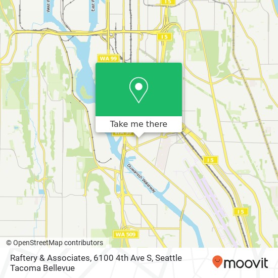 Mapa de Raftery & Associates, 6100 4th Ave S