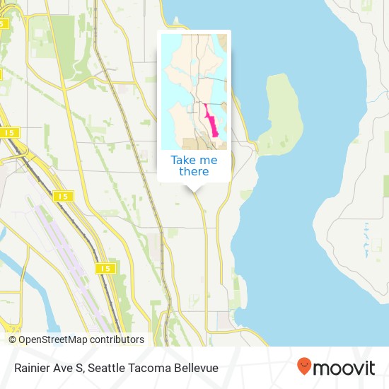 Rainier Ave S, Seattle, WA 98118 map