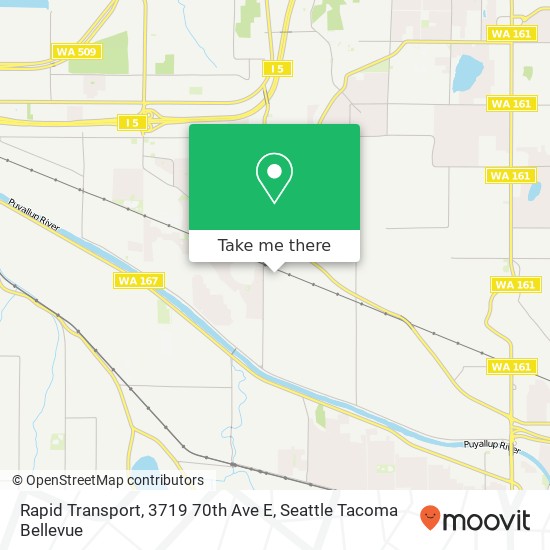 Mapa de Rapid Transport, 3719 70th Ave E