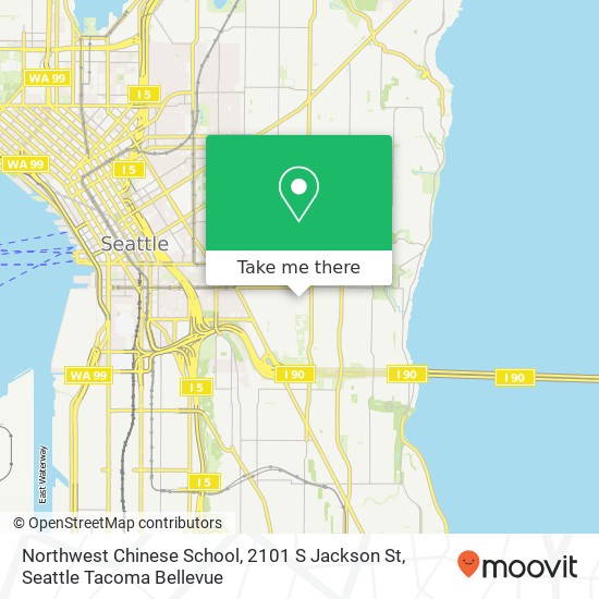 Mapa de Northwest Chinese School, 2101 S Jackson St