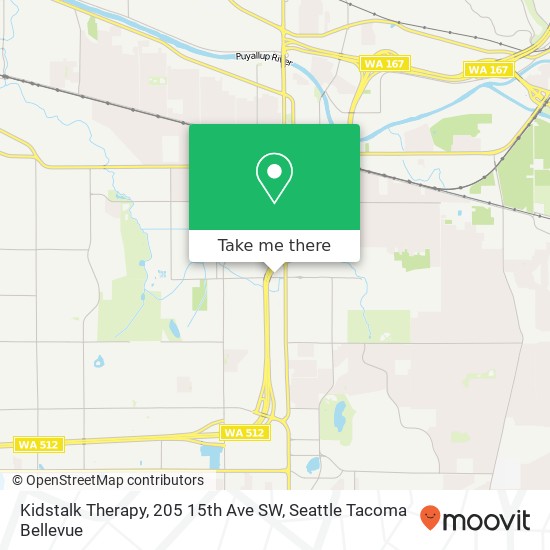 Mapa de Kidstalk Therapy, 205 15th Ave SW