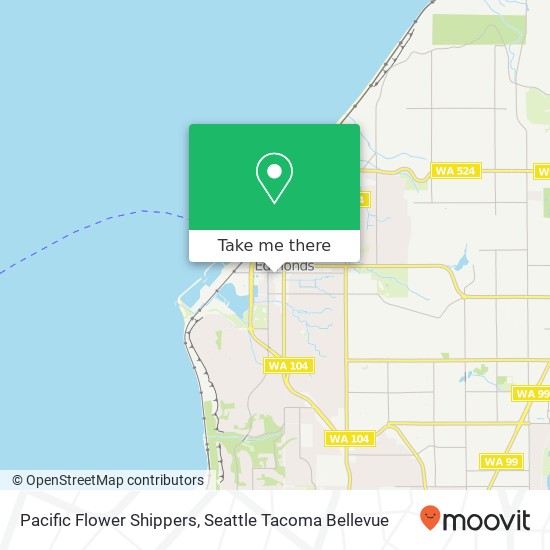 Pacific Flower Shippers map