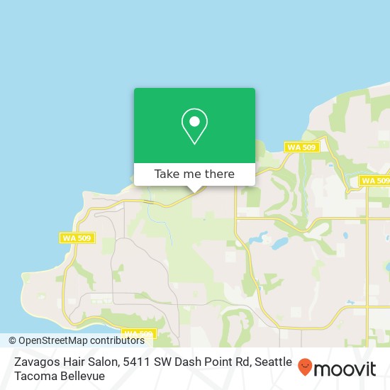 Zavagos Hair Salon, 5411 SW Dash Point Rd map