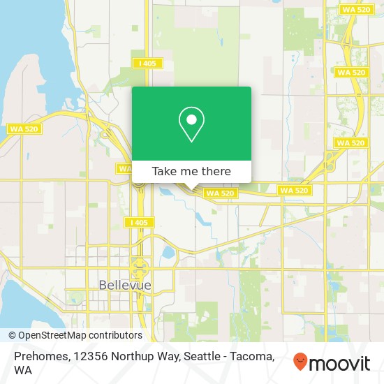 Prehomes, 12356 Northup Way map