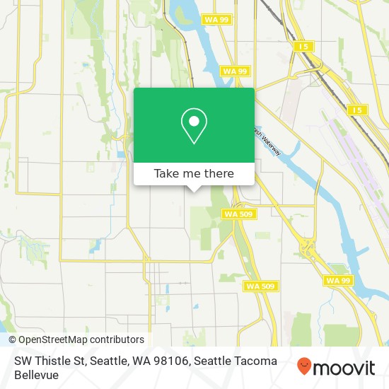 SW Thistle St, Seattle, WA 98106 map