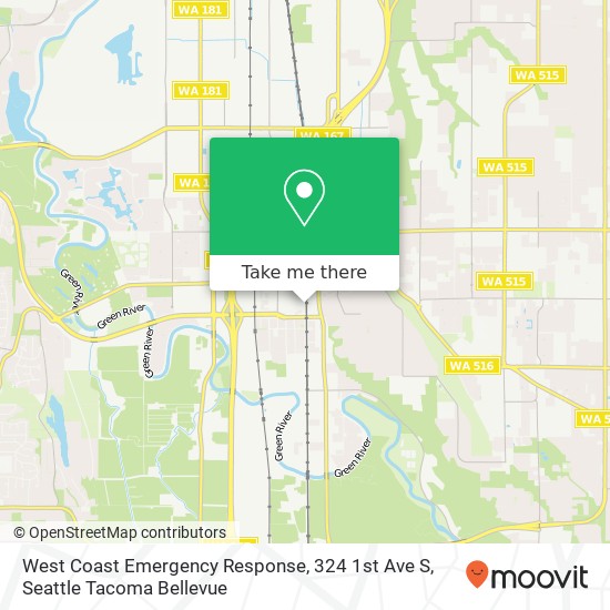 Mapa de West Coast Emergency Response, 324 1st Ave S