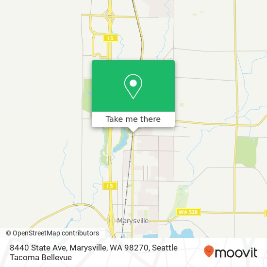 Mapa de 8440 State Ave, Marysville, WA 98270