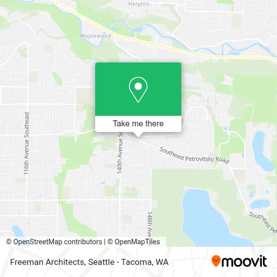 Freeman Architects map