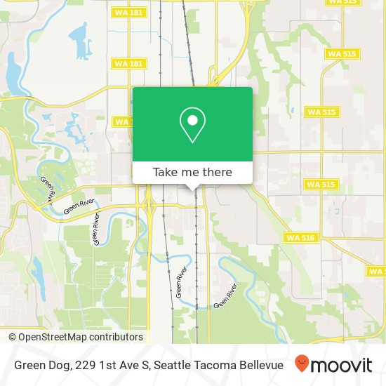 Green Dog, 229 1st Ave S map