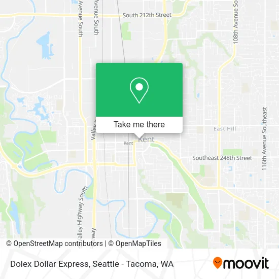 Mapa de Dolex Dollar Express