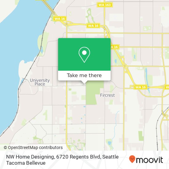 NW Home Designing, 6720 Regents Blvd map