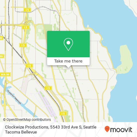 Clockwize Productions, 5543 33rd Ave S map