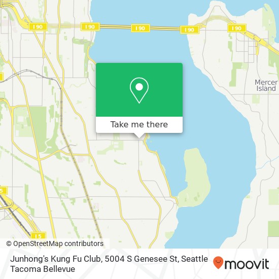 Mapa de Junhong's Kung Fu Club, 5004 S Genesee St