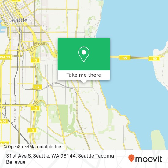 Mapa de 31st Ave S, Seattle, WA 98144