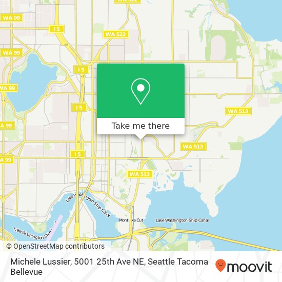 Michele Lussier, 5001 25th Ave NE map
