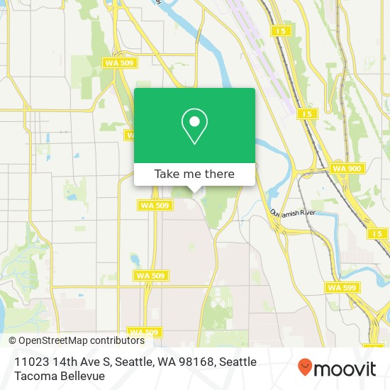 11023 14th Ave S, Seattle, WA 98168 map