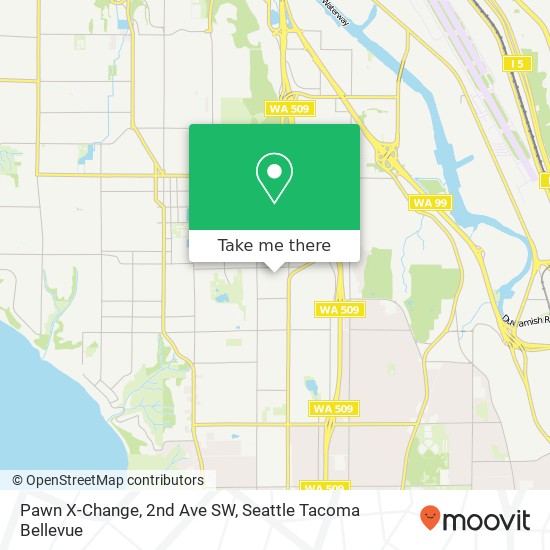 Mapa de Pawn X-Change, 2nd Ave SW