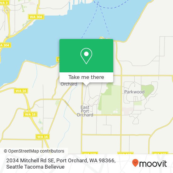 2034 Mitchell Rd SE, Port Orchard, WA 98366 map