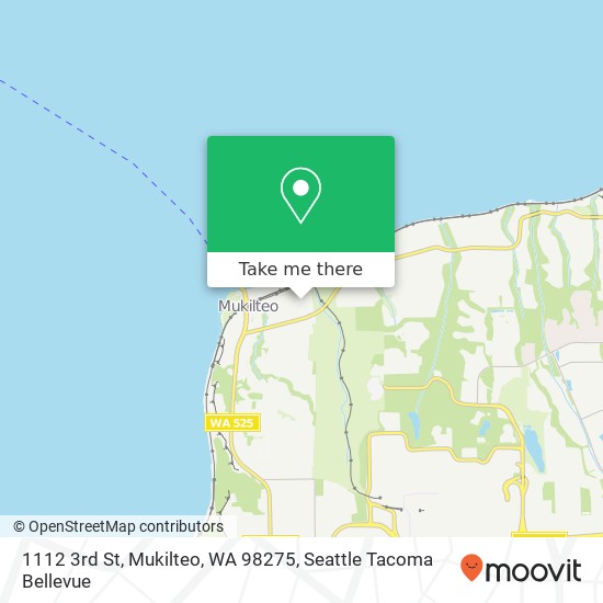 Mapa de 1112 3rd St, Mukilteo, WA 98275