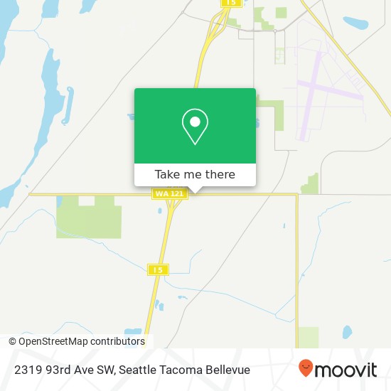 Mapa de 2319 93rd Ave SW, Tumwater, WA 98512