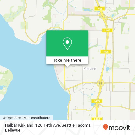 Mapa de Halbar Kirkland, 126 14th Ave