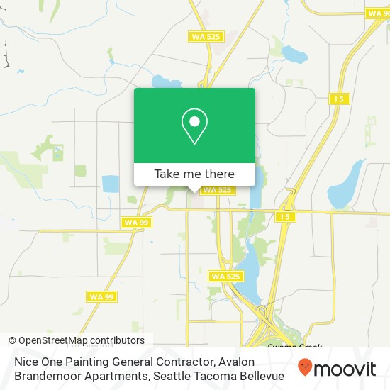 Nice One Painting General Contractor, Avalon Brandemoor Apartments map