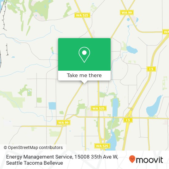 Mapa de Energy Management Service, 15008 35th Ave W