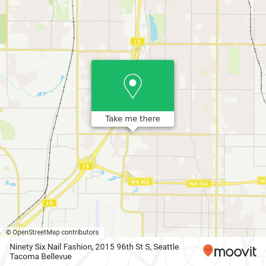 Ninety Six Nail Fashion, 2015 96th St S map