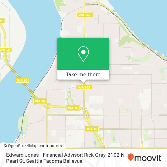 Mapa de Edward Jones - Financial Advisor: Rick Gray, 2102 N Pearl St