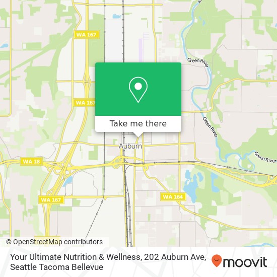 Your Ultimate Nutrition & Wellness, 202 Auburn Ave map