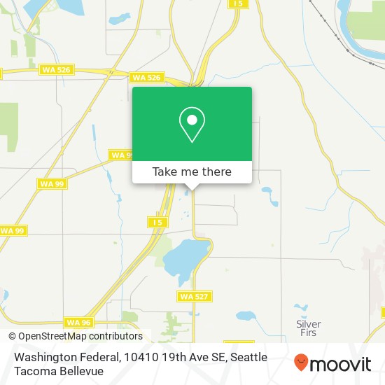 Mapa de Washington Federal, 10410 19th Ave SE