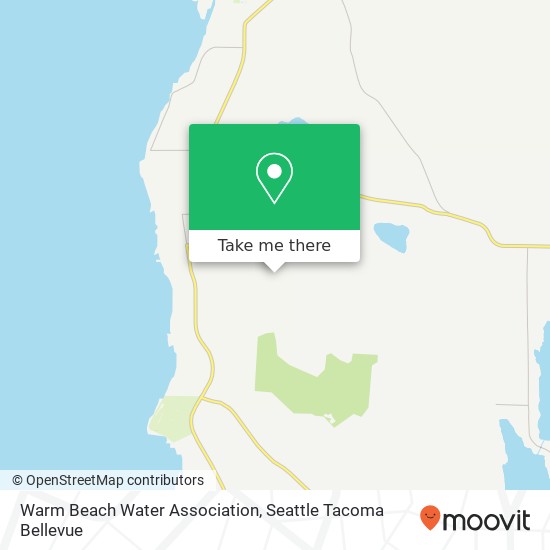 Warm Beach Water Association map