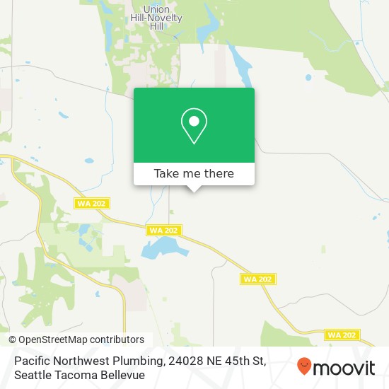 Pacific Northwest Plumbing, 24028 NE 45th St map