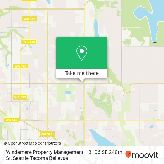 Windemere Property Management, 13106 SE 240th St map