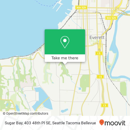 Mapa de Sugar Bay, 403 48th Pl SE