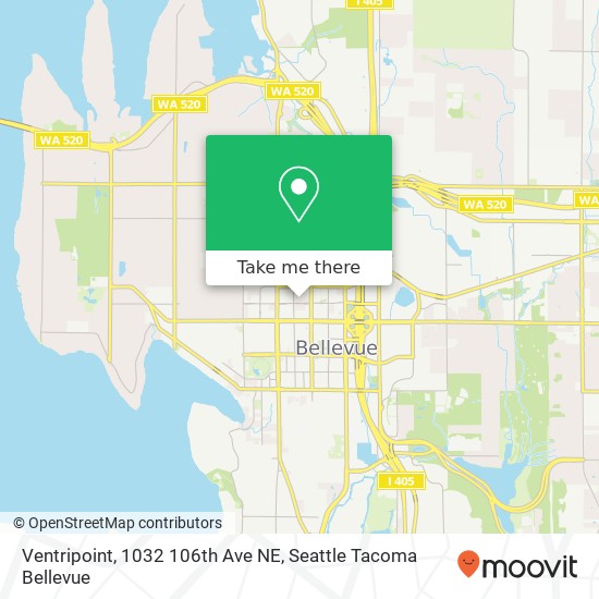 Mapa de Ventripoint, 1032 106th Ave NE