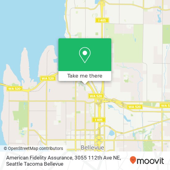 Mapa de American Fidelity Assurance, 3055 112th Ave NE