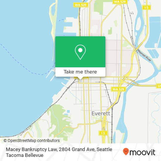 Macey Bankruptcy Law, 2804 Grand Ave map