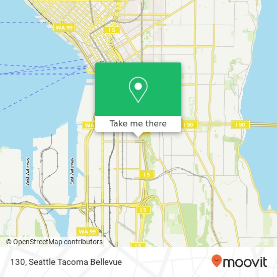 Mapa de 130, 1737 Airport Way S #130, Seattle, WA 98134, USA