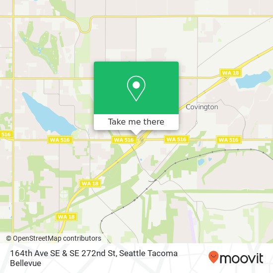 164th Ave SE & SE 272nd St map