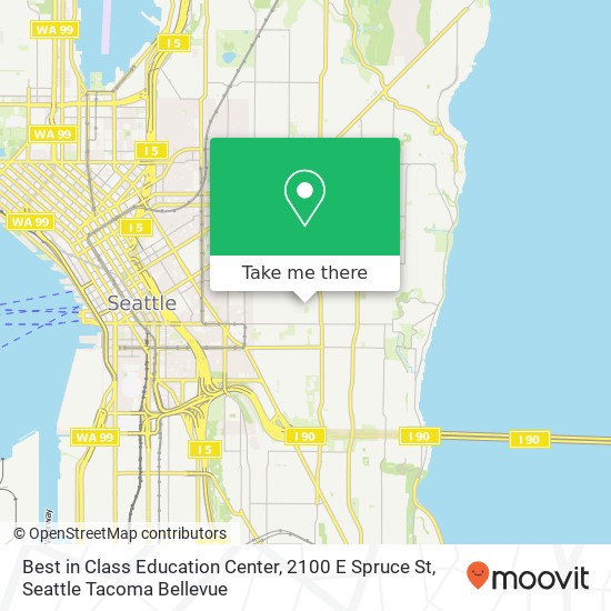 Best in Class Education Center, 2100 E Spruce St map